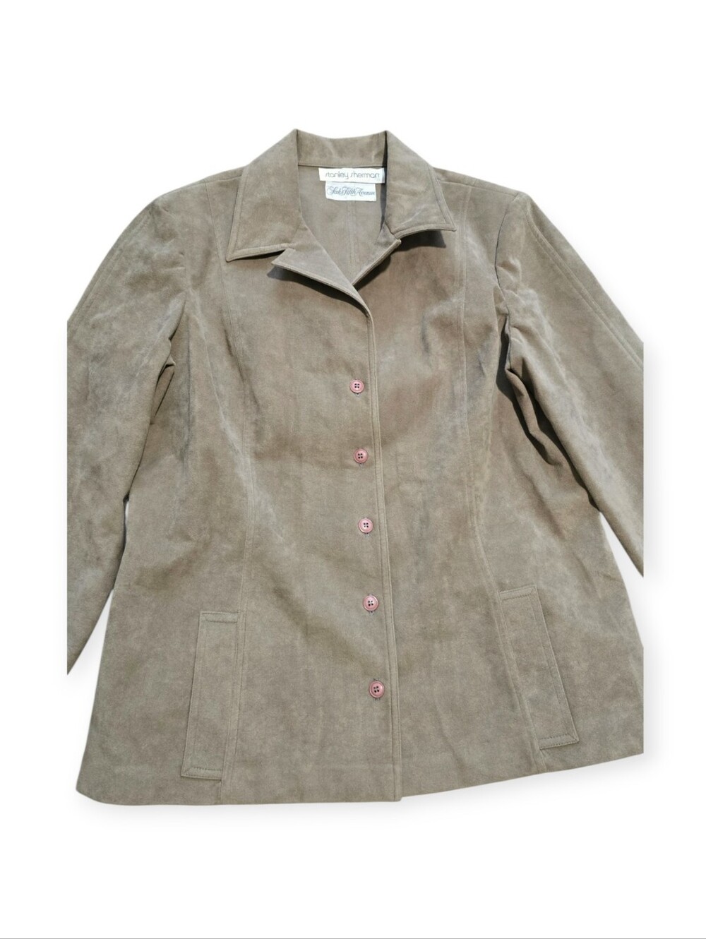 Stanley Sherman Saks Fith Avenue Suede Leather Jacket - Picture 7 of 7